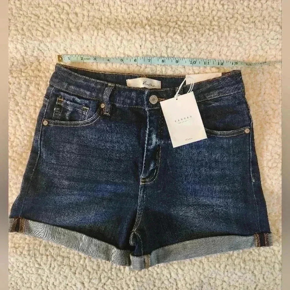 NWT KanCan Dark Blue Denim Shorts, M - Picture 4 of 7